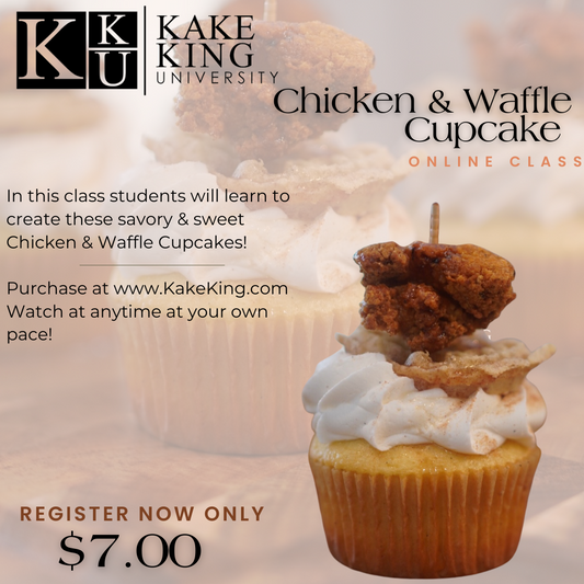 Chicken & Waffle Cupcake Class