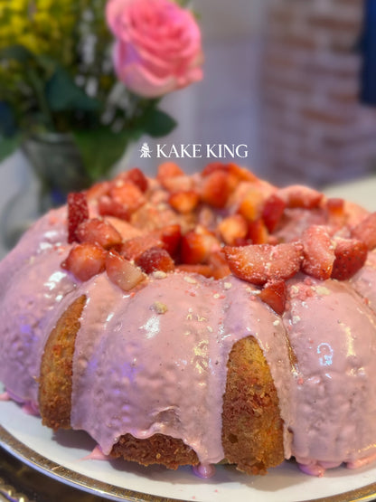 Strawberry Shortcake Bunt Cake