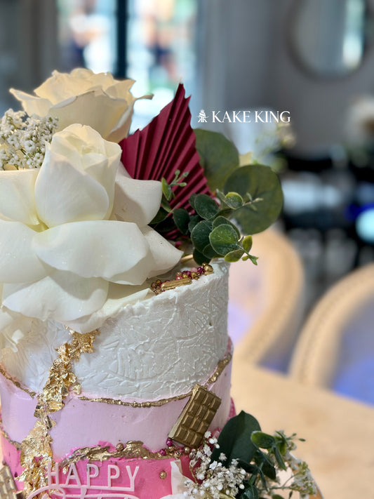 6” Floral Cake